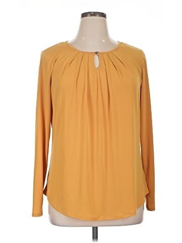 Jones New York Signature Long Sleeve Blouse (view 1)