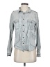 Daytrip Gray Long Sleeve Button-Down Shirt Size XS - photo 1