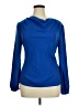Lands' End 100% Polyester Blue Long Sleeve Blouse Size 14 - photo 1