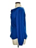Lands' End 100% Polyester Blue Long Sleeve Blouse Size 14 - photo 5