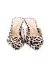 Jessica Simpson Animal Print Ivory Heels Size 9 - photo 2