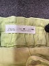 Zara Solid Yellow Green Shorts Size 10 - photo 3