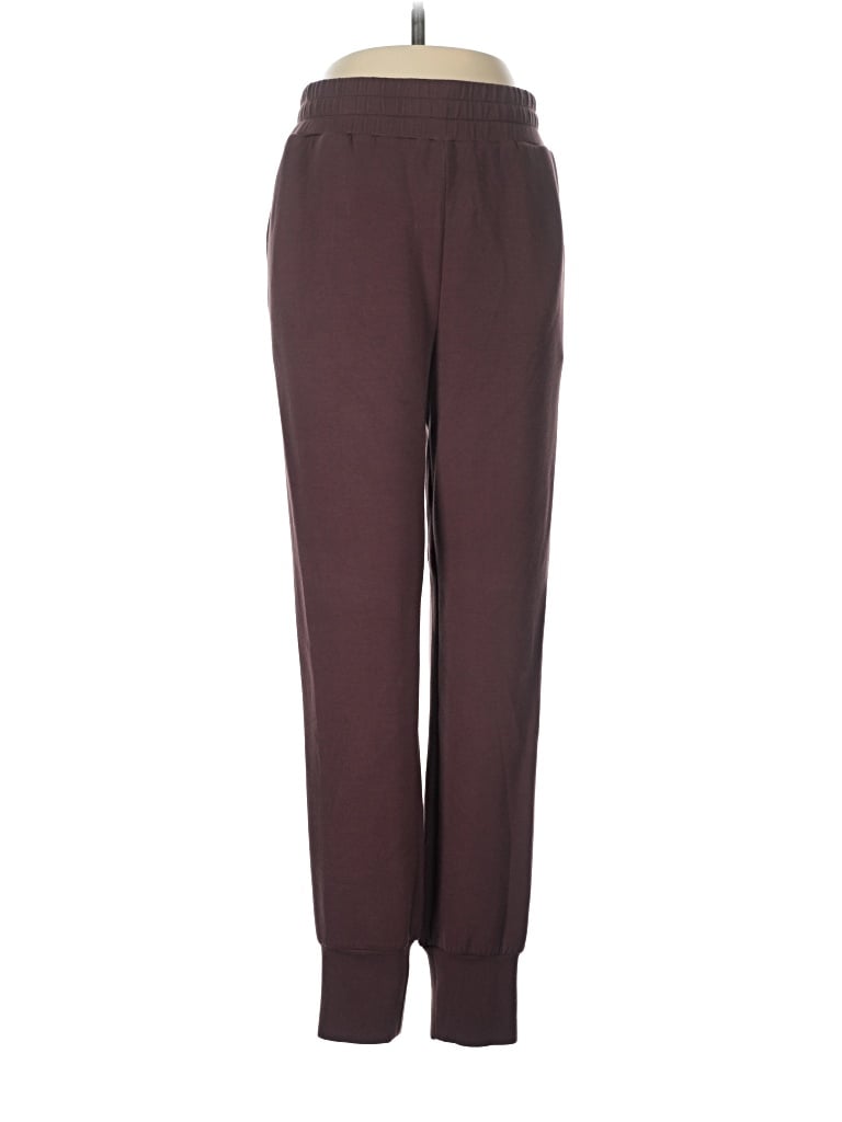 Pre-owned Varley Casual Pants In Burgundy