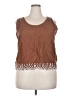 Bob Mackie Brown Sleeveless Blouse Size 20 (estimated) - photo 1