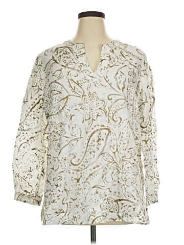 Lauren by Ralph Lauren 3/4 Sleeve Blouse (view 1)