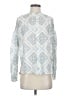 Billy Reid Argyle Blue Long Sleeve Blouse Size XS - photo 1