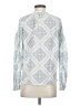 Billy Reid Argyle Blue Long Sleeve Blouse Size XS - photo 2