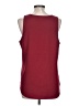 Van Heusen 100% Polyester Burgundy Sleeveless Top Size L - photo 2