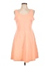 Old Navy Solid Orange Casual Dress Size L - photo 1