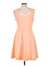 Old Navy Solid Orange Casual Dress Size L - photo 2