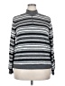 Alfred Dunner Stripes Gray Pullover Sweater Size 18 (estimated) - photo 1
