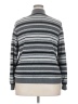 Alfred Dunner Stripes Gray Pullover Sweater Size 18 (estimated) - photo 2