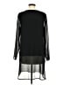 Alfani 100% Polyester Black Long Sleeve Blouse Size M - photo 2