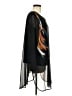 Alfani 100% Polyester Black Long Sleeve Blouse Size M - photo 4