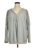 Free People Gray Long Sleeve Blouse Size XL - photo 1
