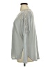Free People Gray Long Sleeve Blouse Size XL - photo 5