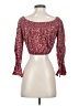 Azalea 100% Viscose Red 3/4 Sleeve Blouse Size S - photo 2
