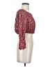 Azalea 100% Viscose Red 3/4 Sleeve Blouse Size S - photo 4