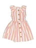 Little Lass 100% Polyester Stripes Pink Dress Size 6 - photo 1