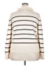 LC Lauren Conrad Stripes Ivory Pullover Sweater Size XXL - photo 2