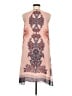 Max Studio 100% Polyester Graphic Pink Cocktail Dress Size M - photo 2
