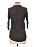Tiny Black 3/4 Sleeve Silk Top Size L - photo 2