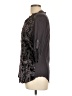 Tiny Black 3/4 Sleeve Silk Top Size L - photo 5
