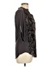 Tiny Black 3/4 Sleeve Silk Top Size L - photo 4