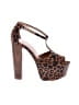 Jessica Simpson Animal Print Brown Heels Size 7 - photo 1