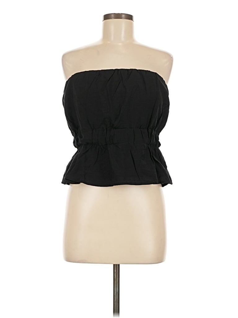 Banana Republic Factory Store Sleeveless Blouse In Black