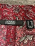 Dennis by Dennis Basso Paisley Burgundy Casual Pants Size 18 - photo 4