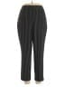 Hilary Radley Stripes Black Casual Pants Size XL - photo 1