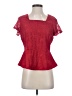 Liz Claiborne Red Short Sleeve Top Size S (petite) - photo 1