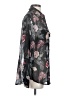 Equipment 100% Silk Floral Black Long Sleeve Silk Top Size S - photo 4