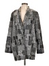 DressBarn 100% Polyester Print Gray Blazer Size L - photo 1