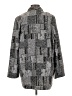 DressBarn 100% Polyester Print Gray Blazer Size L - photo 2