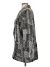 DressBarn 100% Polyester Print Gray Blazer Size L - photo 5