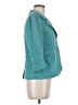 Classiques Entier 100% Cotton Solid Teal Blazer Size M - photo 4