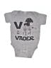 Unbranded Gray Short Sleeve Onesie Size 6 - 12 - photo 1