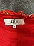 Tibi 100% Silk Red 3/4 Sleeve Silk Top Size 6 - photo 7