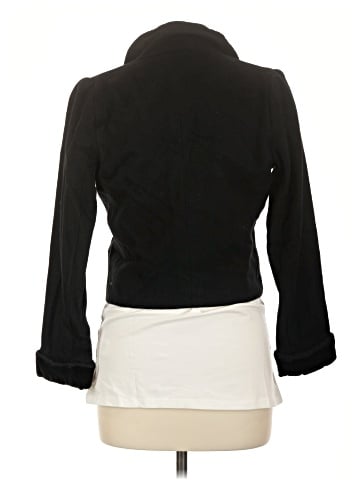 Yves Saint Laurent Rive Gauche Vintage Velvet Trim Crop Blazer (view 2)