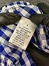 Unbranded 100% Cotton Checkered-gingham Blue Casual Pants Size 4 - photo 3