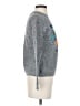 Kenzo Jungle 100% Cotton Graphic Gray Pullover Sweater Size S - photo 4