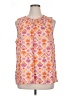 Croft & Barrow 100% Rayon Orange Sleeveless Blouse Size XL - photo 1