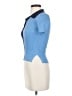 STAUD Blue Short Sleeve Turtleneck Size S - photo 5