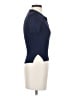 STAUD Blue Short Sleeve Turtleneck Size S - photo 4