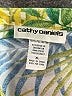 Cathy Daniels 100% Polyester Tropical Yellow 3/4 Sleeve Blouse Size XL - photo 7