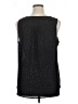 Apt. 9 100% Polyester Black Sleeveless Blouse Size XL - photo 2