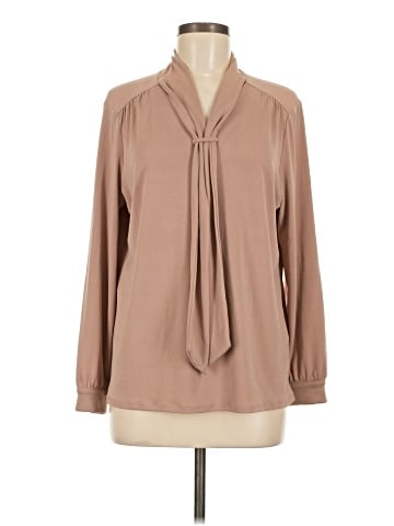 Adrianna Papell Long Sleeve Blouse (view 1)