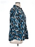 Covington Print Blue 3/4 Sleeve Blouse Size 18W - photo 4